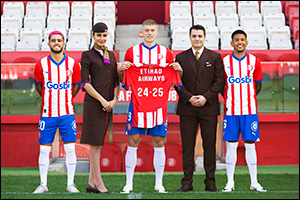 Etihad Airways, new main Sponsor of Girona FC for the Next Three Seasons
