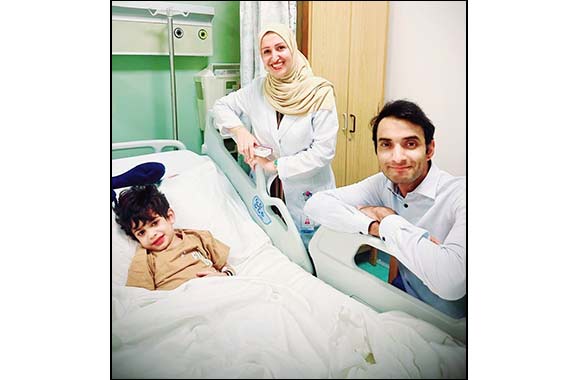 SKMC doctors perform UAE's first AFR implantation on five-year-old