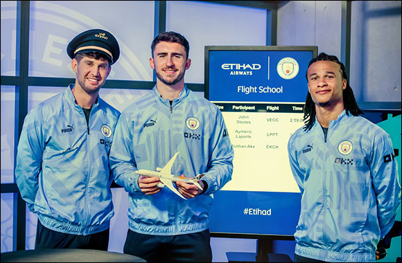 Manchester City Players Earn Their Wings in Etihad's Pilot Challenge