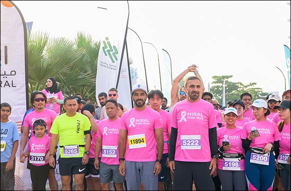 Over 1,000 Runners Gather on Yas Island for Miral Pink Run for Breast Cancer Awareness Month