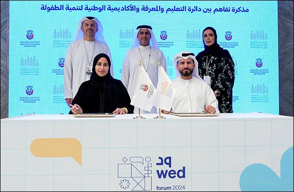 On the Sidelines of the World Early Childhood Development Forum  National Academy for Childhood Development and Abu Dhabi Department of Education and Knowledge Forge Partnership to