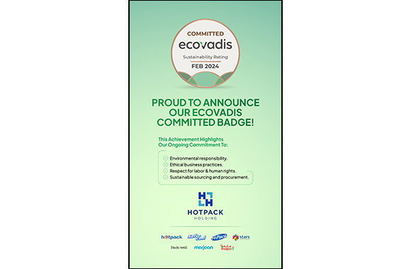 Hotpack Global bags EcoVadis “Committed” badge; reinforces commitment to sustainability