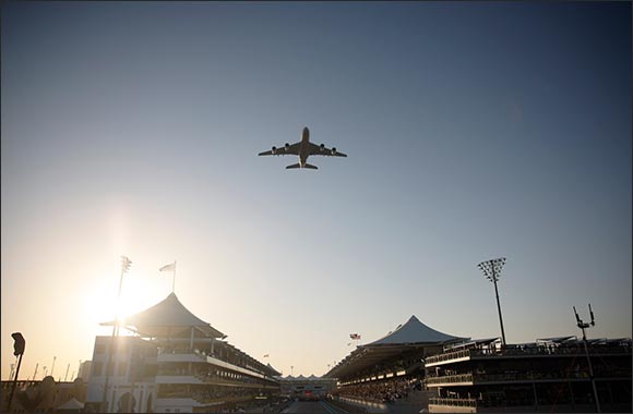 Etihad Airways' Low-Level Flypast Marks The Final Countdown To The Abu Dhabi Grand Prix 2024