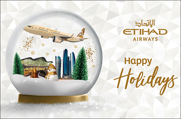 Etihad airways brings festive cheer to the skies