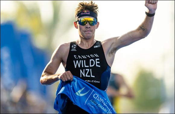 Hayden wilde and lisa tertsch win world triathlon championship series abu dhabi